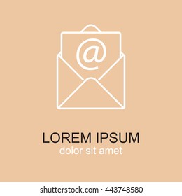Line icon-  e-mail