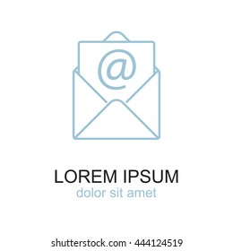 Line icon-  e-mail