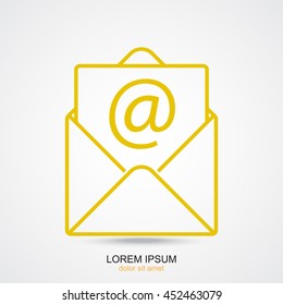 Line icon-  e-mail