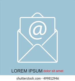 Line icon-  e-mail