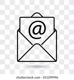 Line icon-  e-mail