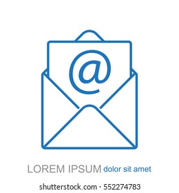 Line icon-  e-mail