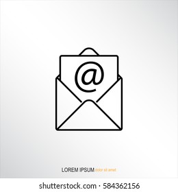 Line icon-  e-mail