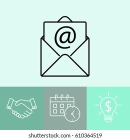 Line icon-  e-mail