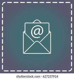 Line icon-  e-mail