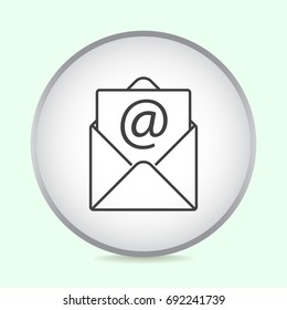 Line icon-  e-mail
