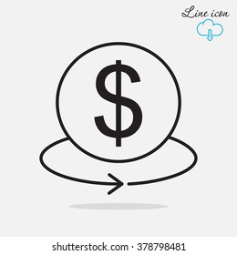 Line icon- Exchange