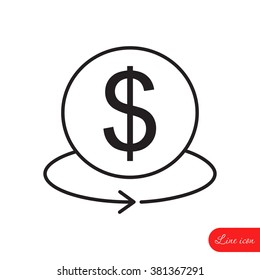 Line icon- Exchange