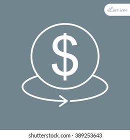 Line icon- Exchange