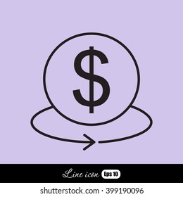 Line icon- Exchange