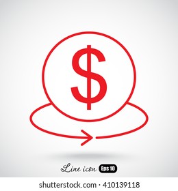 Line icon- Exchange