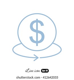 Line icon- Exchange
