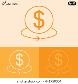 Line icon- Exchange