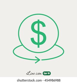 Line icon- Exchange