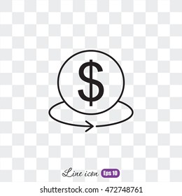 Line icon- Exchange