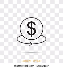 Line icon- Exchange