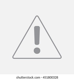 Line icon-  Exclamation danger