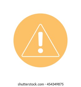 Line icon-  Exclamation danger
