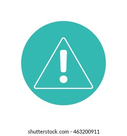 Line icon-  Exclamation danger