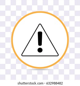 Line icon-  Exclamation danger