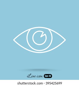Line icon- eye