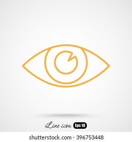 Line icon- eye