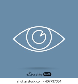 Line icon- eye