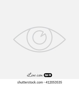Line icon- eye