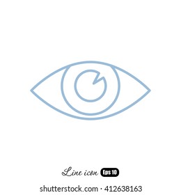 Line icon- eye