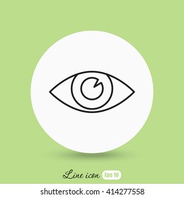 Line icon- eye