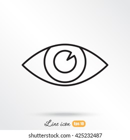 Line icon- eye