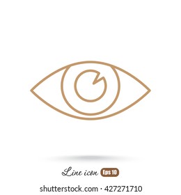 Line icon- eye