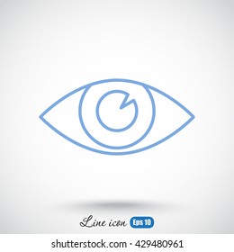 Line icon- eye