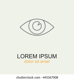 Line icon- eye