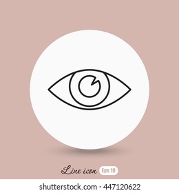 Line icon- eye