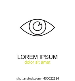 Line icon- eye