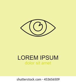 Line icon- eye