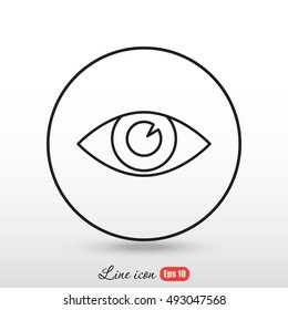 Line icon- eye