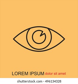 Line icon- eye