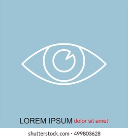 Line icon- eye