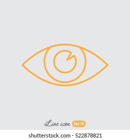 Line icon- eye