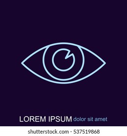 Line icon- eye