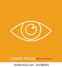 Line icon- eye