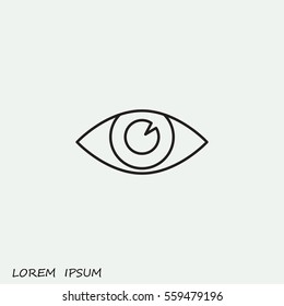 Line icon- eye