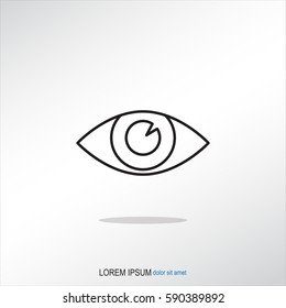 Line icon- eye