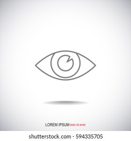 Line icon- eye