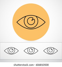 Line icon- eye