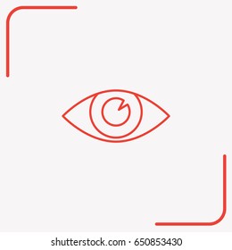 Line icon- eye