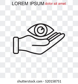 Line icon-  eye protection