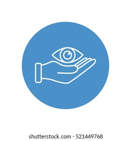 Line icon-  eye protection